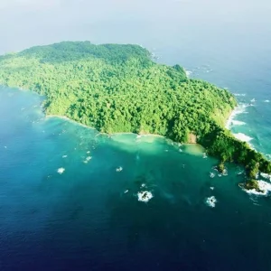 Caño Island Aereal View