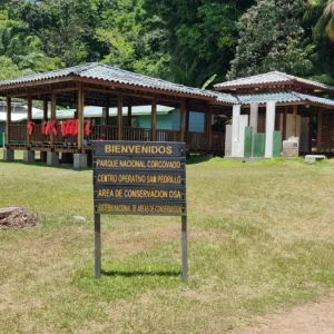 Main gate of San Pedrillo Station in Corcovado National Park